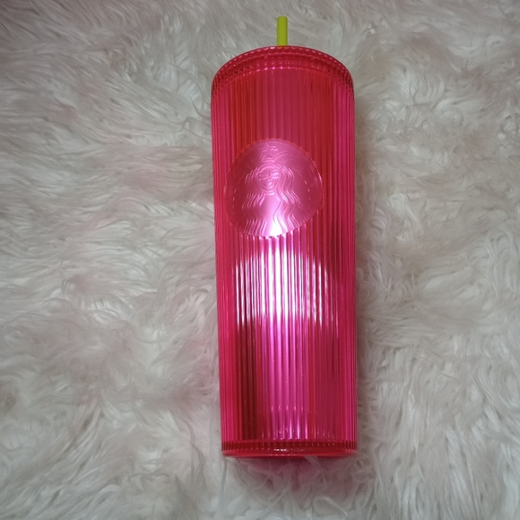 Starbucks Coffee Venti Size Metallic Pink Cup. - Picture 6 of 6